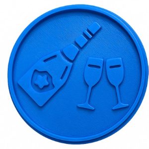 Stamps - Champagne & Glasses - ST101
