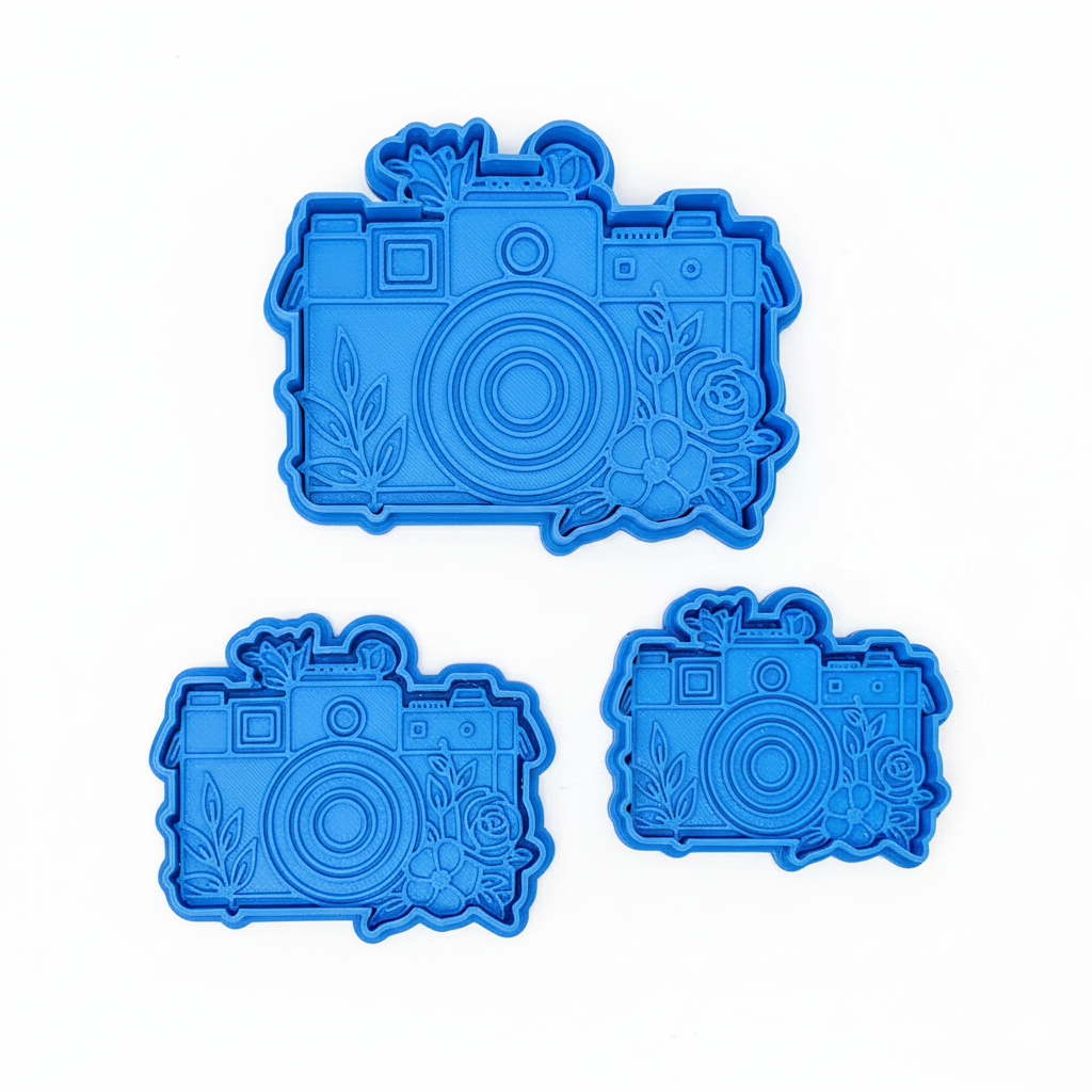 Floral Camera Cookie Cutter Set - 1590